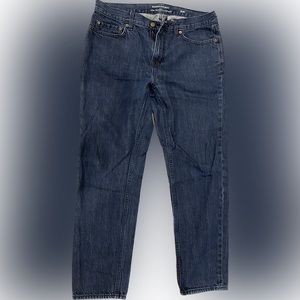 Banana republic relaxed fit men’s blue jeans